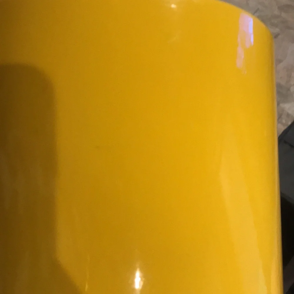 1970s Vintage Yellow Ice Bucket by Shelton-Ware Corp